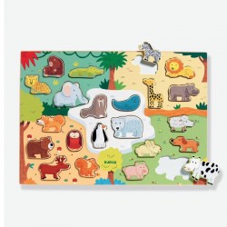 PUZZLE DE MADERA ANIMALES...