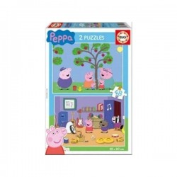 2X48 PIEZAS PUZZLE PEPPA PIG